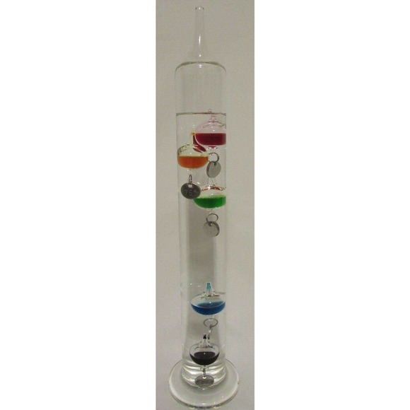 Classroom Student Glass Galileo Thermometers Liquid Density Temperature Display - Picture 9 of 9